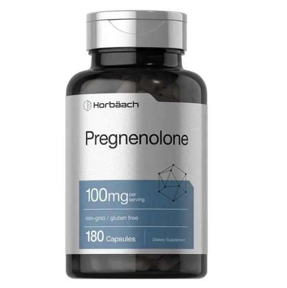 Pregnenolone 100mg, 180 cápsulas, Horbaach