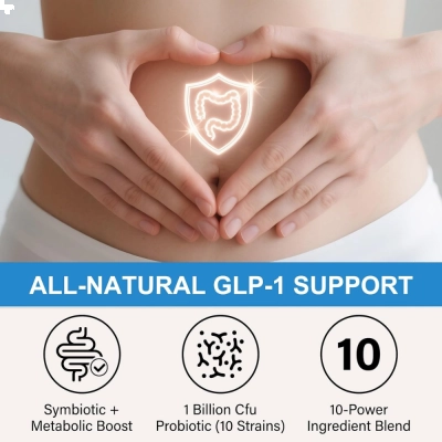GLP-1 Supplement for Women e Men, 90 Cápsulas -  Nature Ziran