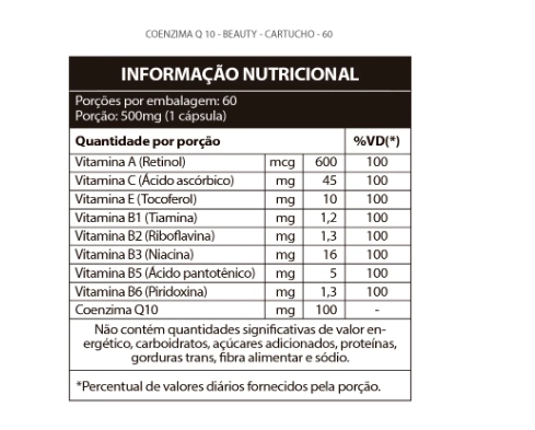 Coenzima Q10 Com Vitaminas, 100mg, 60 Cápsulas, QualyNutri