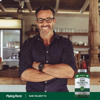 Saw Palmetto, 3600mg, 240 Cápsulas, PipingRock