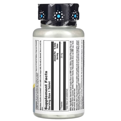 L-teanina 25mg, 120 Microcomprimidos Sabor Abacaxi, KAL