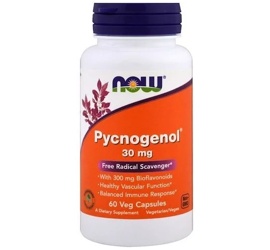 Pycnogenol, 30mg, 60 Cápsulas, Now