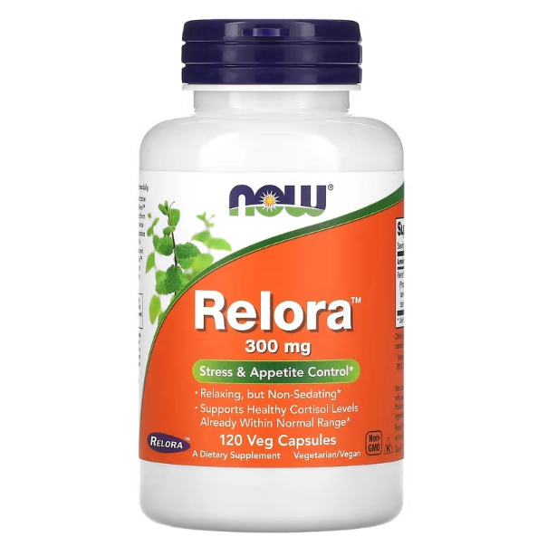Relora, Stress & Appetite Control, 300mg, 120 Cápsulas, Now
