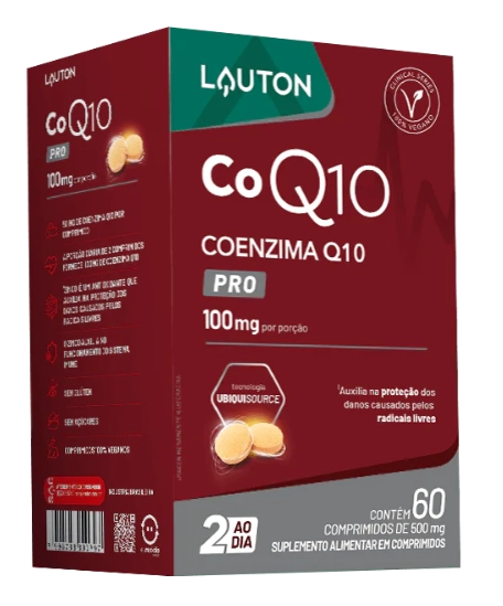 Coenzima Q10 Pro 100mg, 60 Cápsulas, Lauton Nutrition