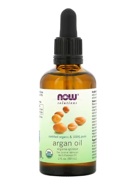Óleo de Argan 100% Puro e Orgânico, 59ml, Now