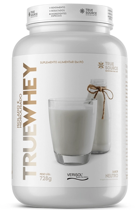 True Whey Protein, 728g Sabor Neutro, True Source