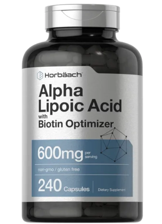 Ácido Alfa Lipóico, 600mg, 240 cápsulas, Horbaach