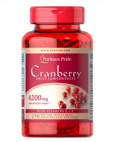 Cranberry, 4200mg, 250 Softgels, Puritans Pride
