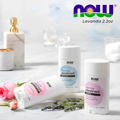Long Lasting, Desodorant, Lavander, Now Solutions