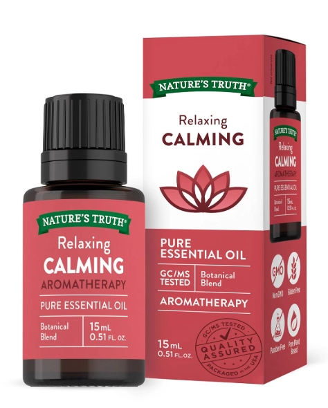 Óleo Essencial Relaxing Calming, Aromatherapy, 15ml, Nature's Truth