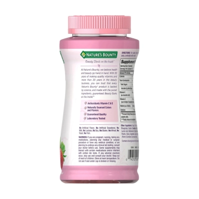 Hair, Skin & Nails (cabelo, pele e unhas), 230 Gomas de 2.500mcg, Nature's Bounty