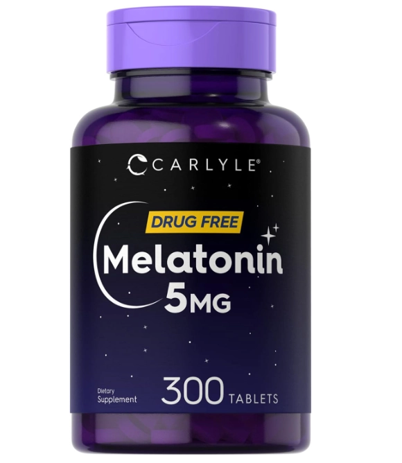 Melatonina 5mg, 300 Comprimidos, Carlyle