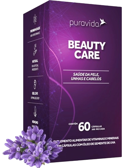 Beauty Care, Cabelo, Pele e Unhas 60 Cápsulas, PuraVida
