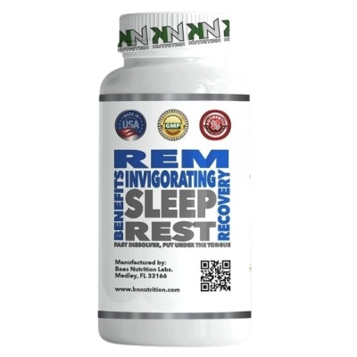 REM, Composto com Melatonina, Gaba, 5-htp e ZMA, 60 Tablets, KN Nutrition