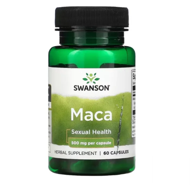 Maca, 500 mg, 60 Cápsulas, Swanson