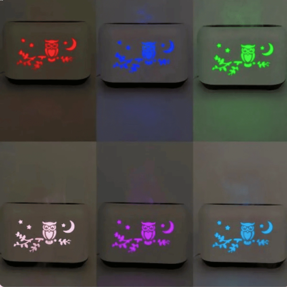Umidificador Difusor De Aroma Ultrassônico Luz Led - Ohey