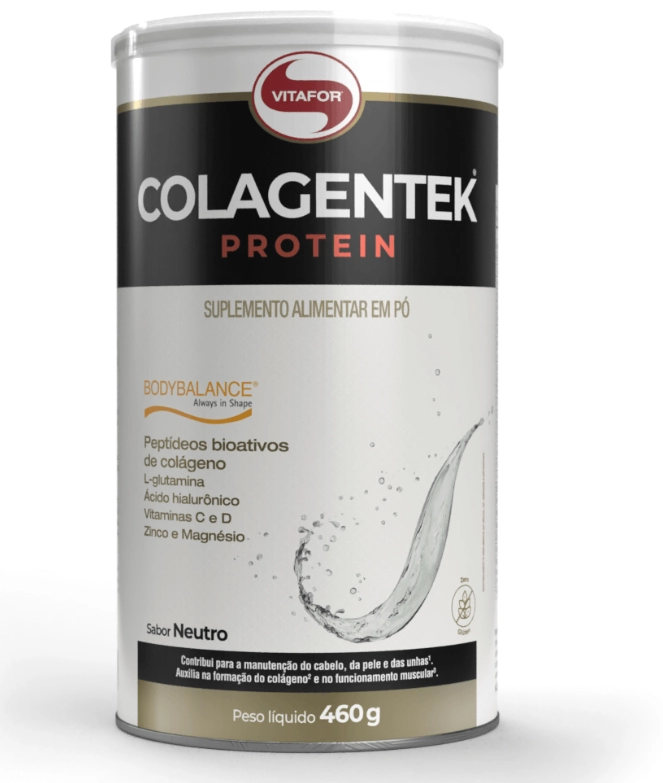 Colágeno Colagentek Protein, Bodybalance, 460g, Sabor Neutro, Vitafor