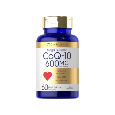 CoQ-10, 600mg, 60 Softgels, Carlyle