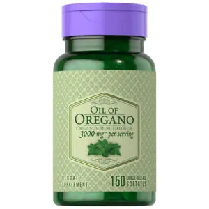 Óleo De Orégano Puro,  1500 Mg, 150 Softgels, Piping Rock
