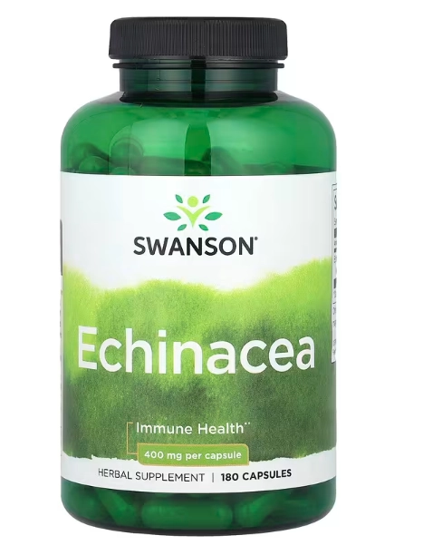 Equinácea 400mg, 180 Cápsulas, Swanson