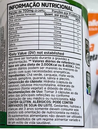 Desinchá Draining Effect, 700mg, 90 Cápsulas, Nutrivitalle