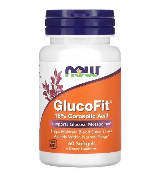 GlucoFit, 60 Softgels, Now