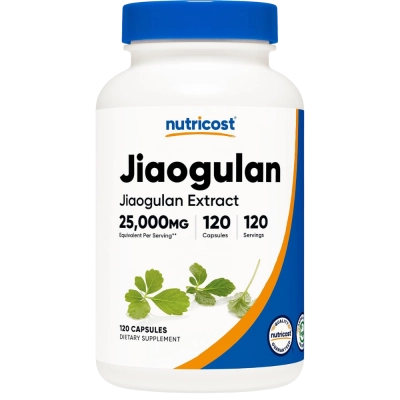 Jiaogulan Extract 25.000mg, 50:1, Ginseng do Sul, 120 Cápsulas, Nutricost