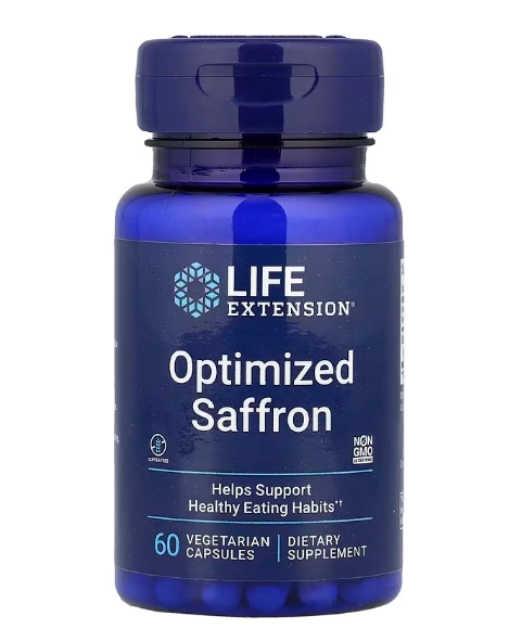 Optimized Saffron,  Açafrão Otimizado 88,25mg, 60 Cápsulas, Life Extension