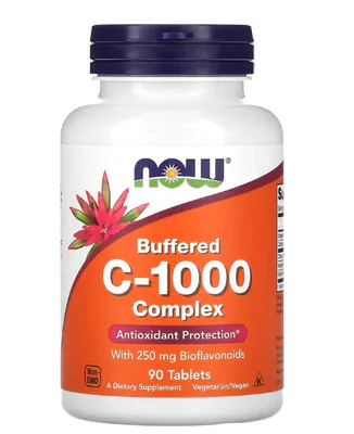 Complexo C-1000 Tamponado, 90 Comprimidos, Now