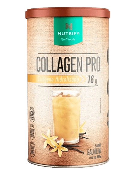 Collagen Pro, Colágeno Hidrolisado, Sabores, 450g, Nutrify
