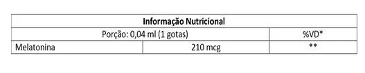 Melatonina 210mcg, 30ml Sabor Morango, Flora Nativa