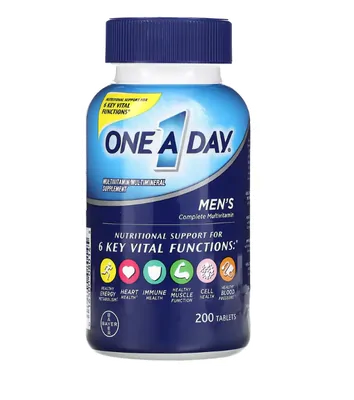 Multivitamínico para Homens, 200 Comprimidos, One-A-Day