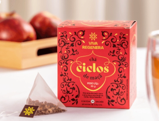 Chá Ciclos da Maca, Caixa 10 saches, Viva Regenera