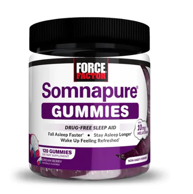 Melatonina Somnapure 10mg, 120 Gomas, Force Factor