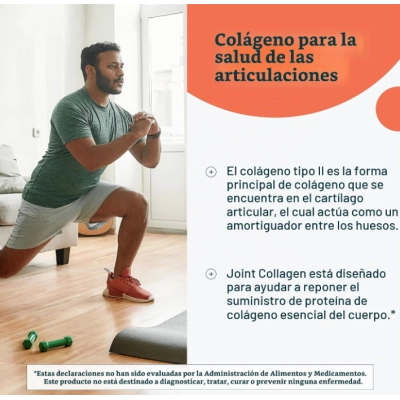 Joint Collagen Advanced, Colágeno Tipo II, 120 Comprimidos, Youtheory 