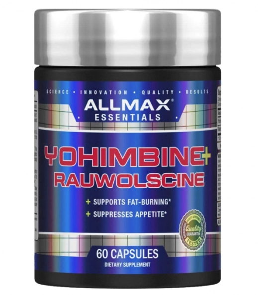 Ioimbina + Rauwolscine, 60 comprimidos, Allmax Nutrition