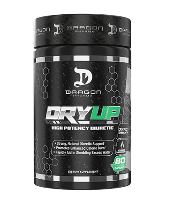 DryUp Diurético, 80 Cápsulas, Dragon Pharma