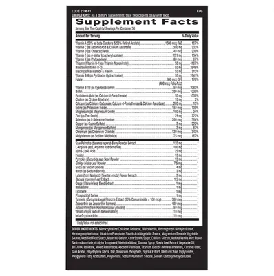 Mega Men 50 Plus, Multivitamínico Senior, 60 Cápsulas, GNC