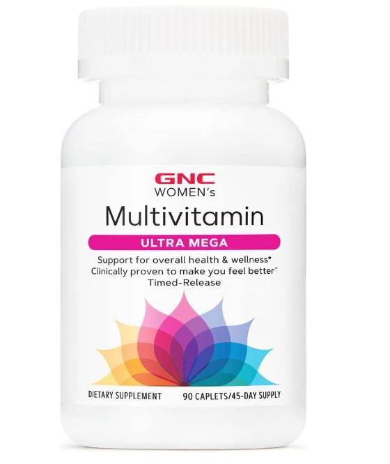 Multivitamínico Feminino, Ultra Women's Mega, 90 Cápsulas, GNC
