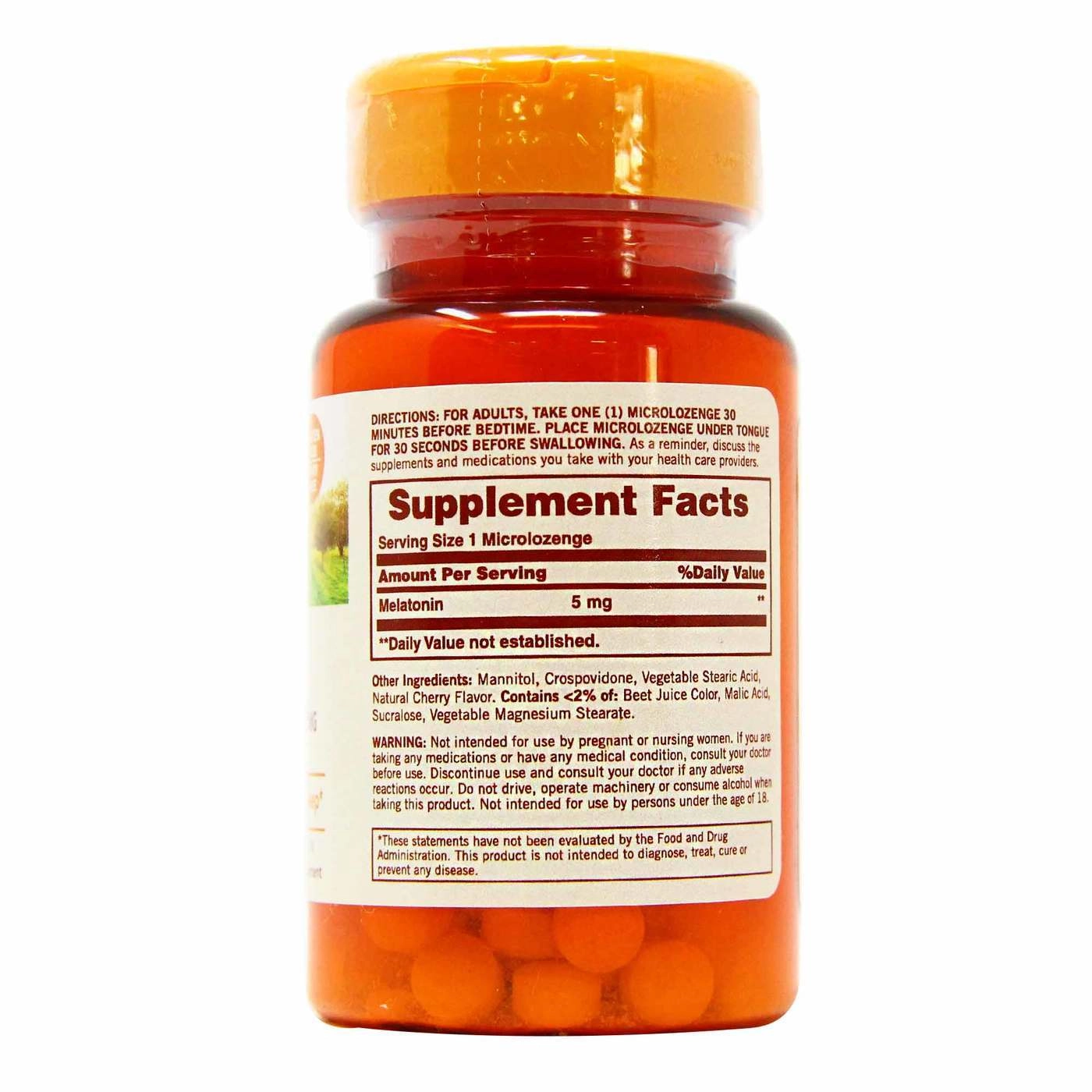Melatonina De Dissolução Rápida 5mg, 90 Comprimidos, Sundown