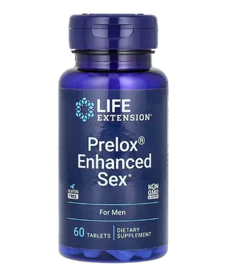Prelox Enhanced Sex, para homens, 60 comprimidos, Life Extension