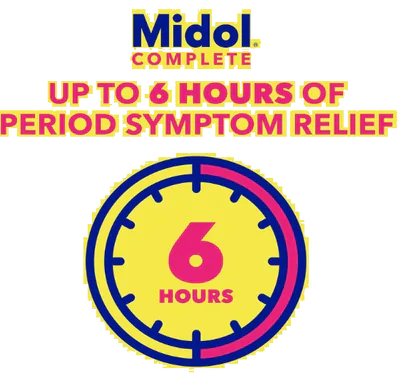 Midol Completo, Alívio da dor Menstrual, 40 cápsulas