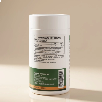Vitamina B5, Ácido Pantotênico, 60 Cápsulas, Naturalvitae