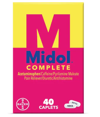Midol Completo, Alívio da dor Menstrual, 40 cápsulas