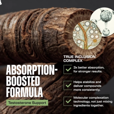 Tongkat Ali + Turkesterone 1400mg, Energia, Força e Desempenho no Treino, 180 Cápsulas, Earth Elixir