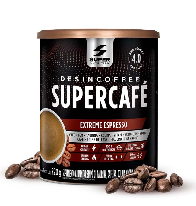 Desincoffee Supercafé, Sabor Extreme Espresso, 220g, Desinchá