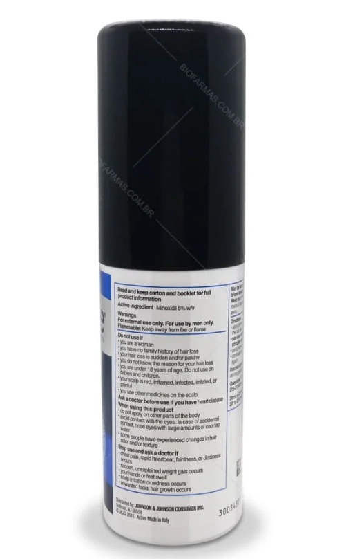 Rogaine Força Extra, Minoxidil 5%, Tratamento Capilar de 1 Mes, 60ml