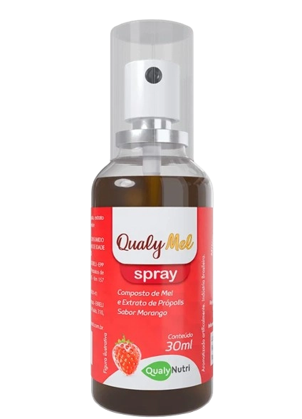 QualyMel Spray de Própolis, 30ml, Sabores, QualyNutri