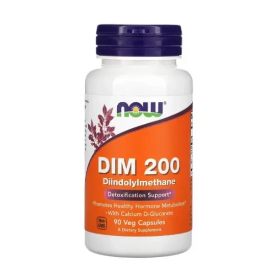 DIM 200mg, 90 Veg Capsules, Now