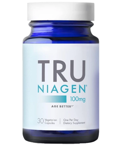 Tru Niagen 100mg, NAD+ Nicotinamida Riboside, 30 Cápisulas